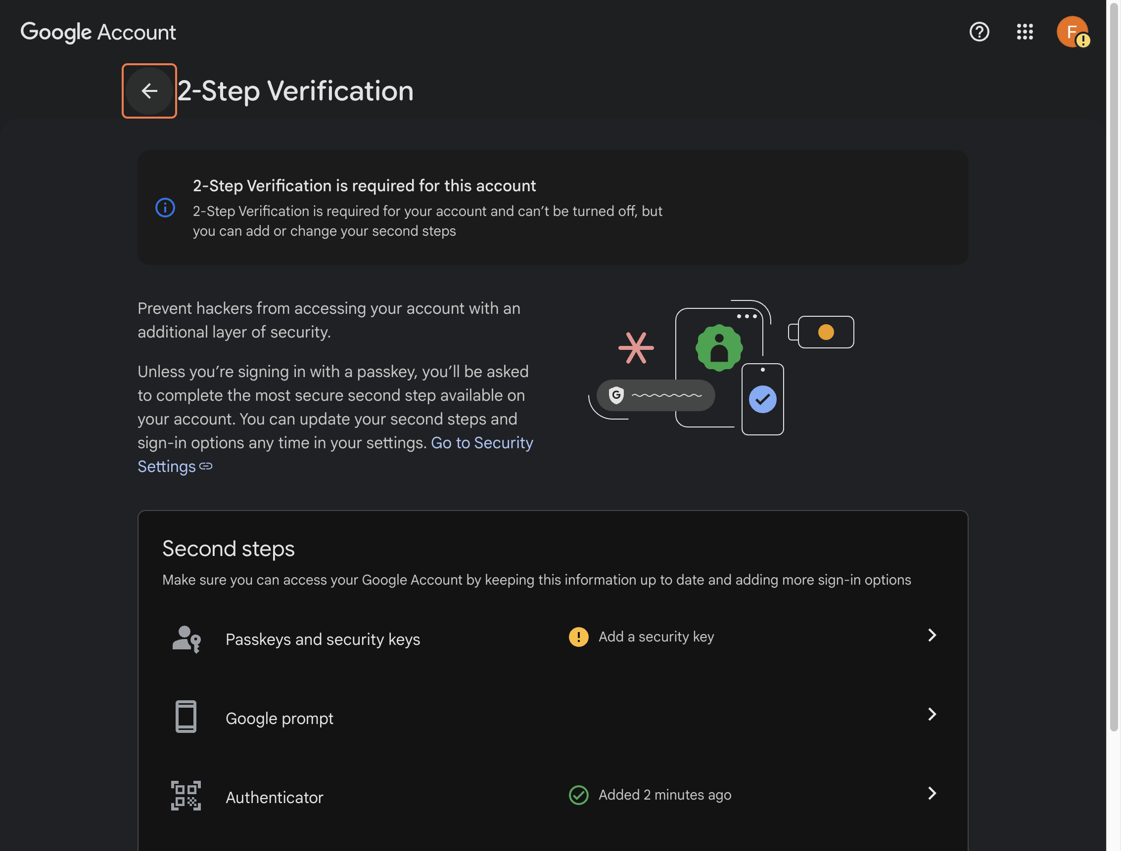 Go back to previous page at end